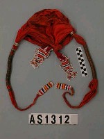 藏品(男子珠飾銅環飾袋)的圖片